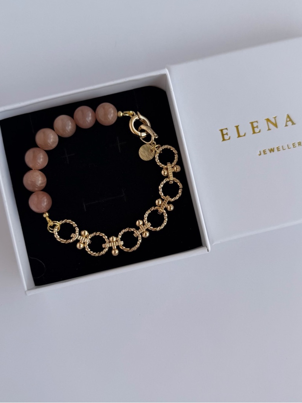 551 Sunstone Bracelet Gold Bracelet - Picture 4 of 7